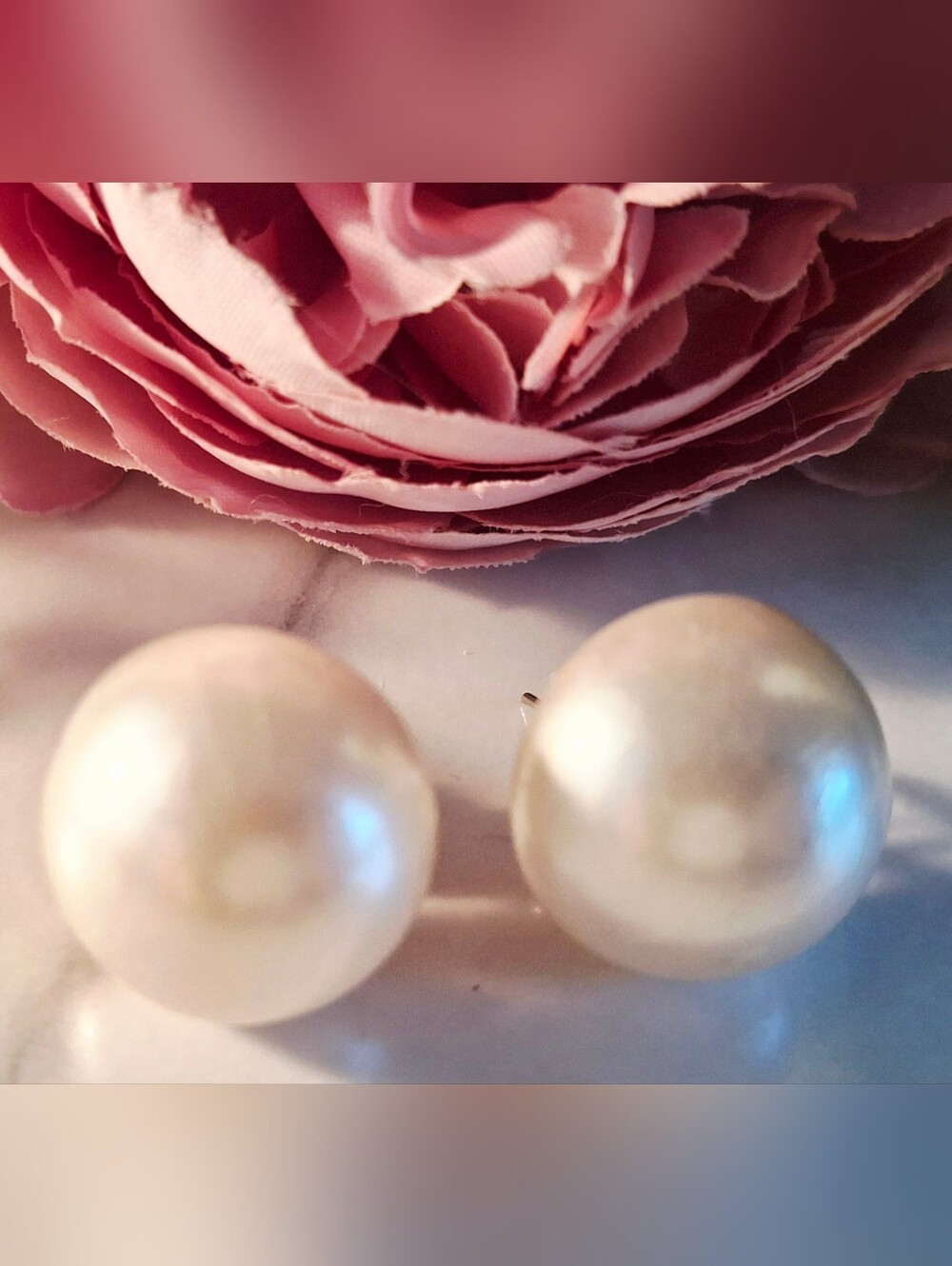 Vintage 80s ✨️🤍Faux Pearl Stud Earrings